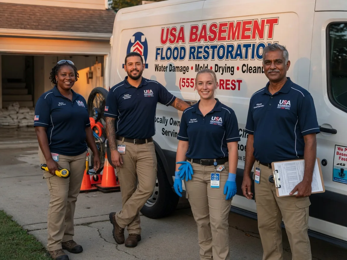 Basement Flood Cleanup company in Sumrall, MS