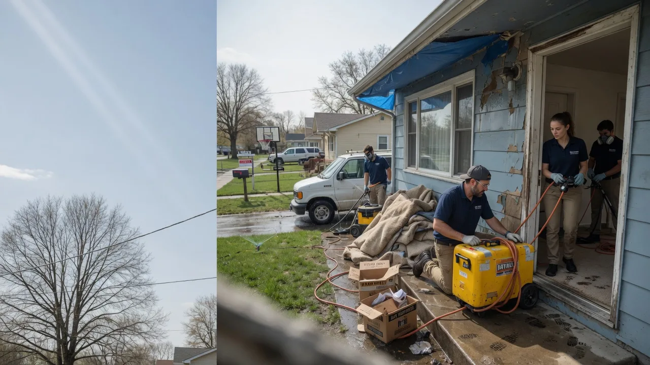 Basement Flood Cleanup in Sumrall, MS near me